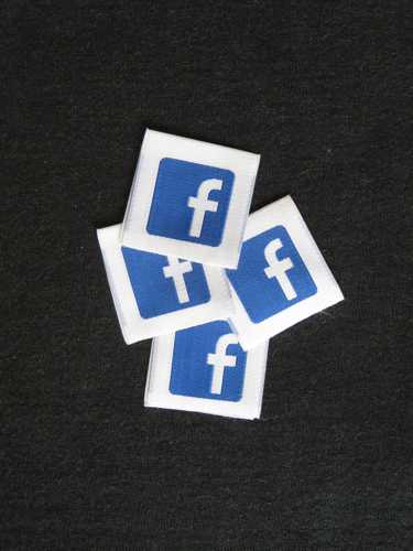 facebook woven labels